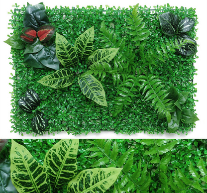 Artificial Plant Mat – Green Wall Decoration for Creative Backgrounds and Decorative Accents