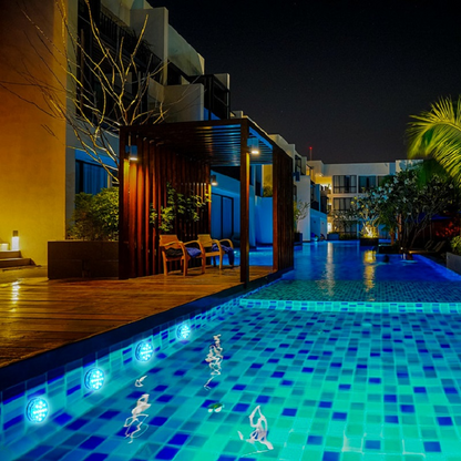 RGB LED Underwater Lighting with Remote Control – Color Changing for Pools, Bathrooms, and Ponds