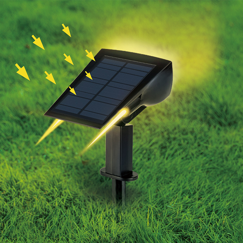 Solar LED Garden Spotlight – Energy-efficient Outdoor Lighting With Solar Panel For Garden Paths And Terraces