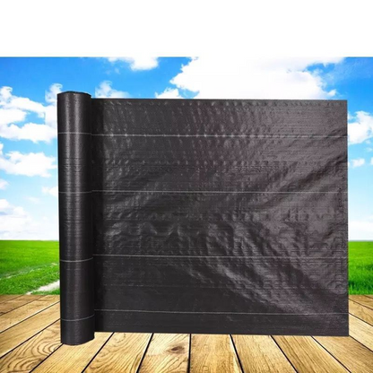 Robust Weed Control Fabric Roll – Breathable Fleece for Effective Garden and Plant Care