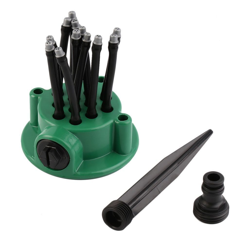12-in-1 Garden Irrigation System – Adjustable 360-Degree Sprinkler for Efficient Garden Watering