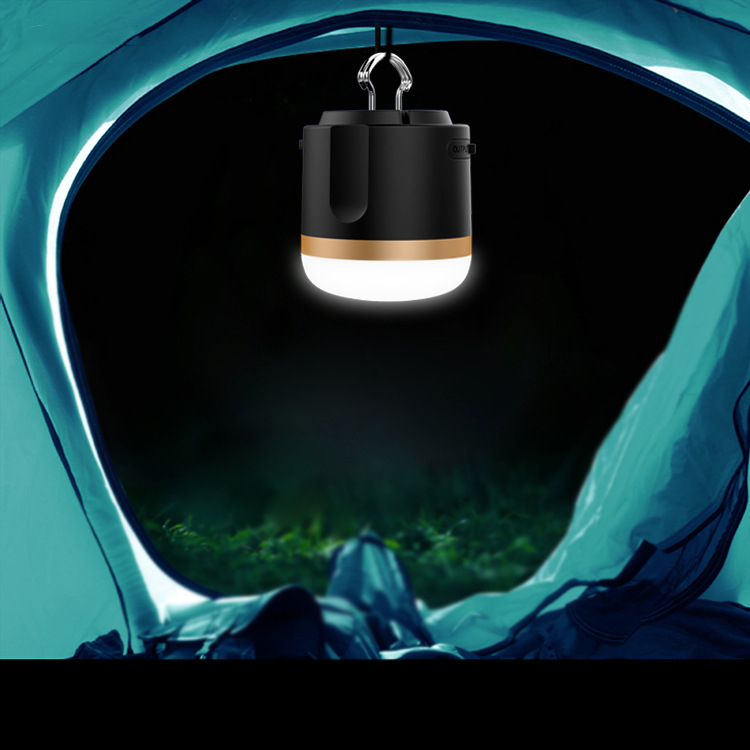 LED Camping Lamp with Power Bank – Rechargeable Outdoor-Ready Lamp