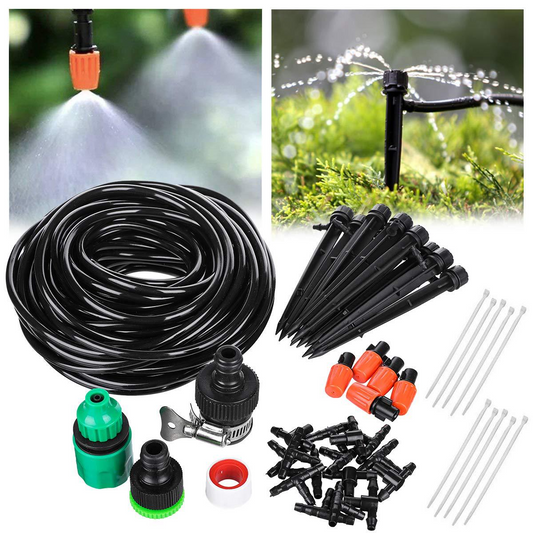 Automatic Drip Irrigation System Set – Efficient Garden Watering for Plants and Flowers