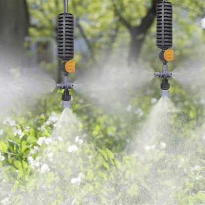Rotating Spray Nozzle with Multiple Spray Heads – Adjustable Garden Watering System for Plants and Flowers