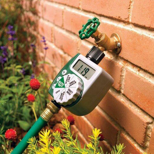 Automatic irrigation controller for garden – water tap timer with LCD display