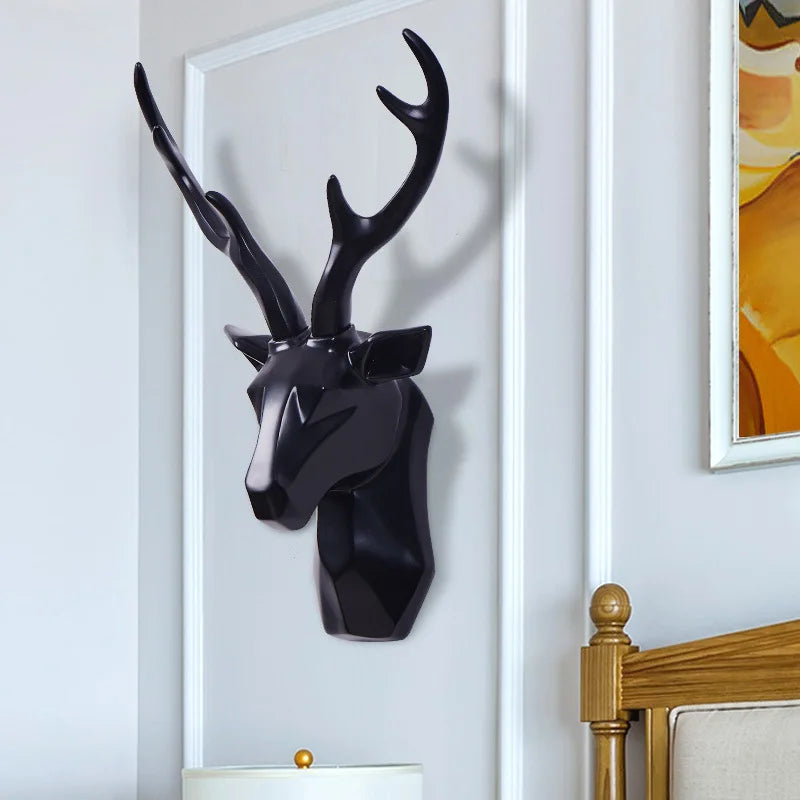 3D Deer Head Wall Decoration – Elegant Wall Art for Your Home