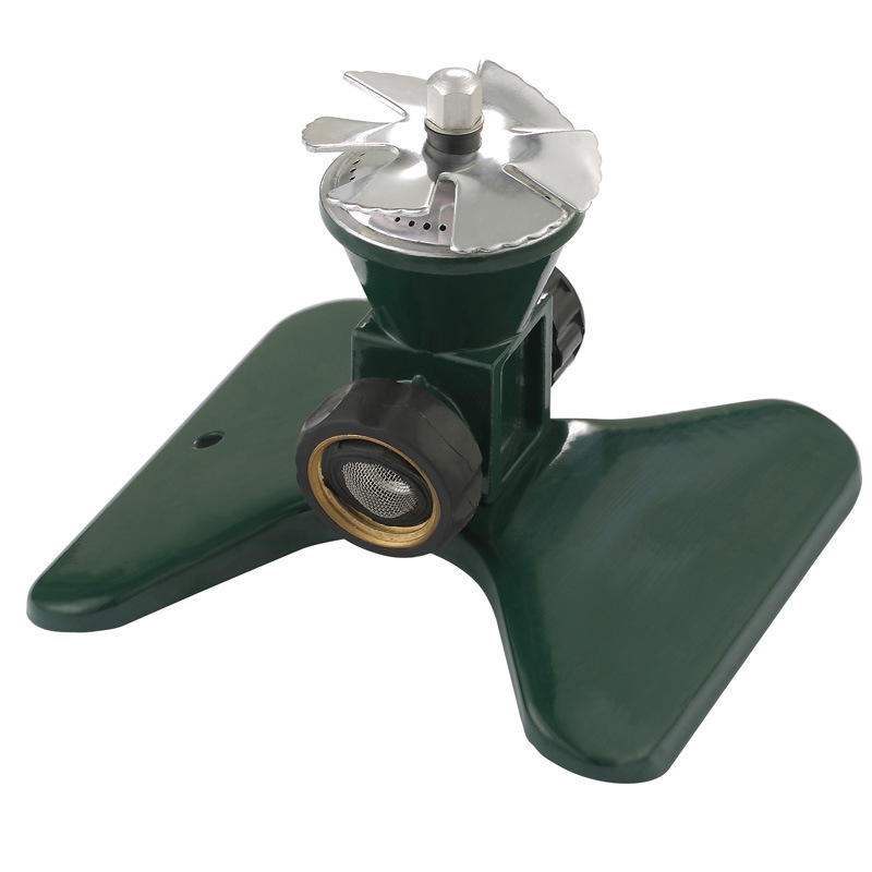 360-degree Automatic Rotating Lawn Sprinkler – Efficient Metal Spray Head For Garden Irrigation