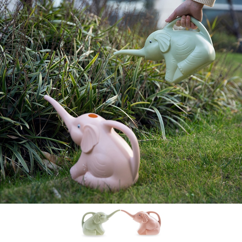 Cute Elephant Watering Can for the Garden – Colorful Watering Can in Various Colors for Plant Care