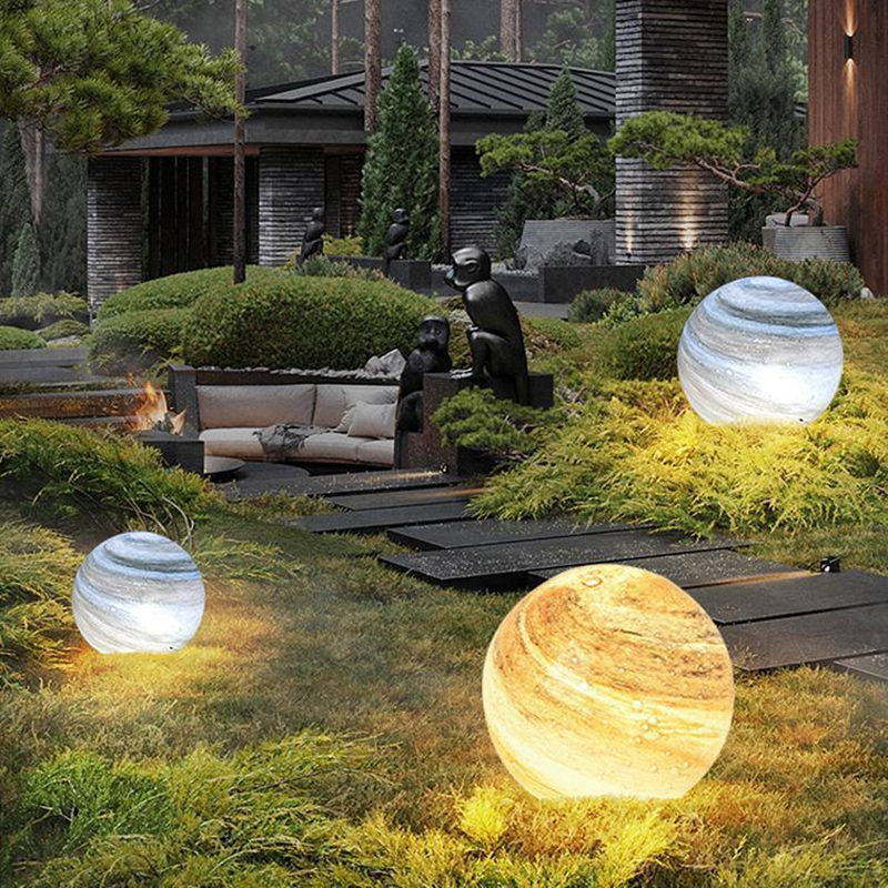 Weather-Resistant LED Garden Globe – Solar-Powered Lawn Light for Outdoor Spaces and Patios