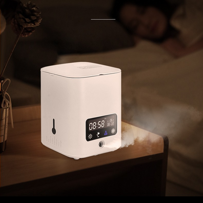 Intelligent Multifunctional Hydroponic Planter Pot with Calendar, Diffuser, and Desk Lamp for Optimal Plant Care
