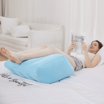 Ergonomic Leg and Foot Rest Pillow for Relaxation and Comfort