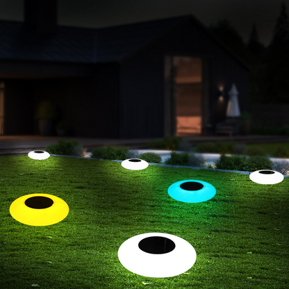 Solar LED Pool Lights in Eye Design – Floating Garden Lights for Outdoor Areas, Terrace, Pool, Color-Changing, Weatherproof