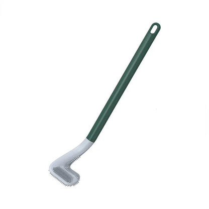 Hygienic Silicone Toilet Brush with Wall Mount