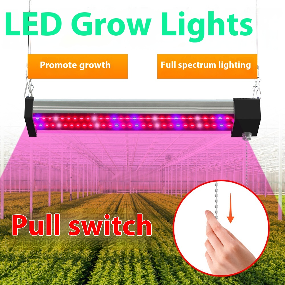 Full-Spectrum LED Plant Grow Light for Optimal Growth – With Pull Switch for Flexibility