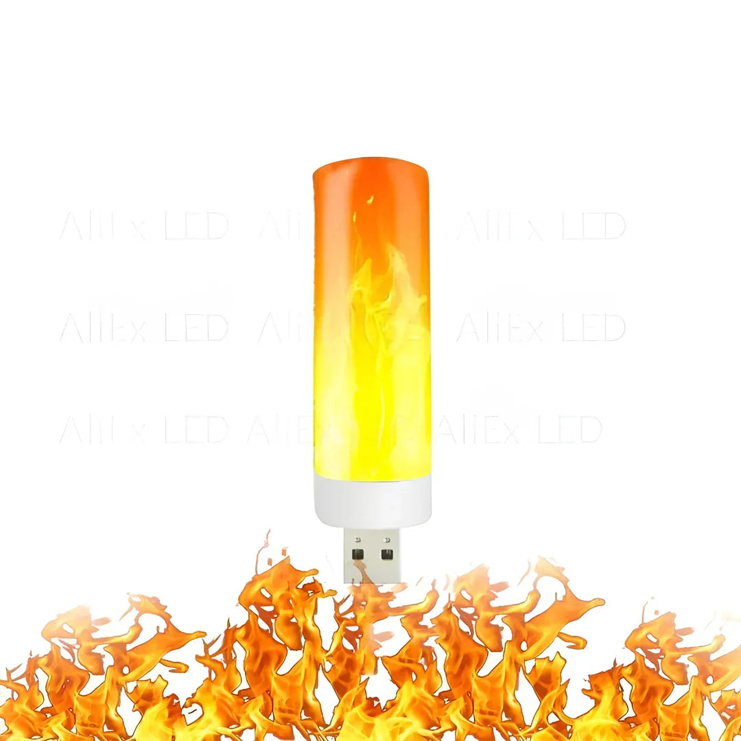 LED Flame Light Bulb – 9W Energy-Saving Lamp with Realistic Flame Effect