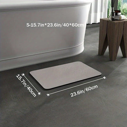 Quick-Drying Bath Mat Made of Diatomite