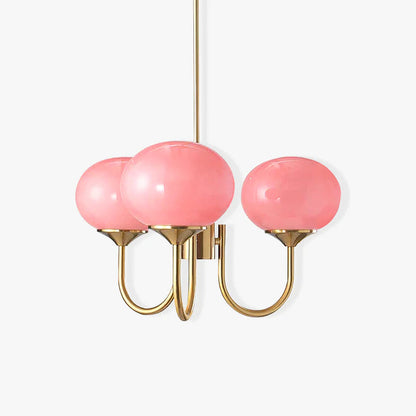 Classic Ceiling Chandelier with Glass Globes