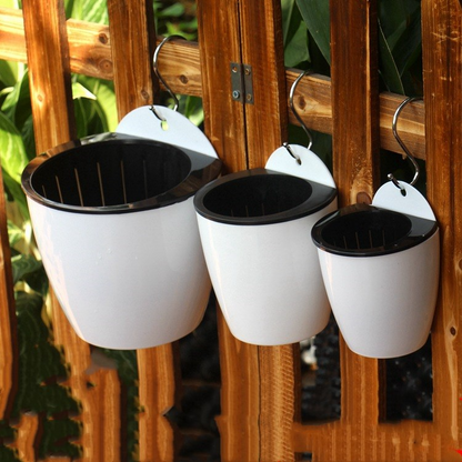 Self-Watering Hanging Planter – Modern Flower Pot for Wall Mounting for Efficient Plant Care