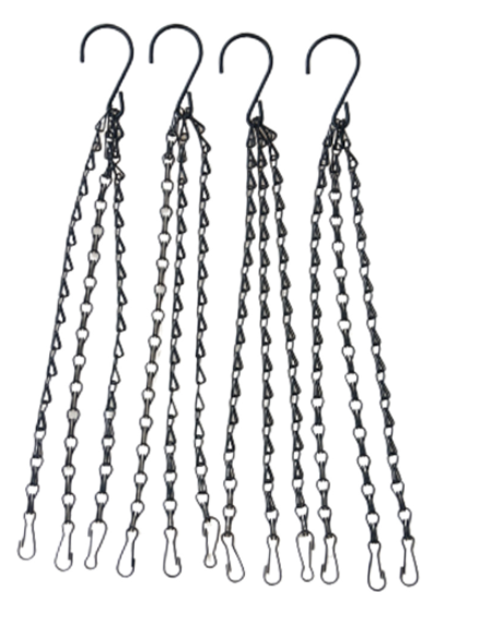 Durable Plant Hangers with Chains – Sturdy Suspension for Flower Pots and Garden Plants