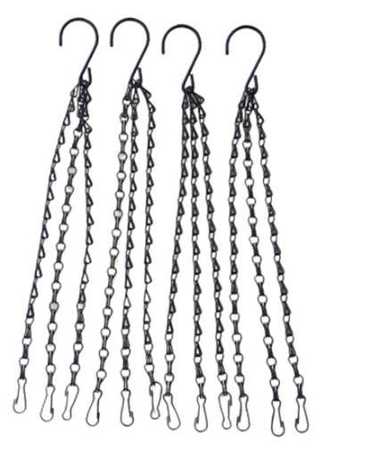 Durable Plant Hangers with Chains – Sturdy Suspension for Flower Pots and Garden Plants
