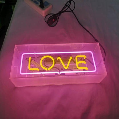 Neon LED Sign – Acrylic Decorative Light Box for Home & Office
