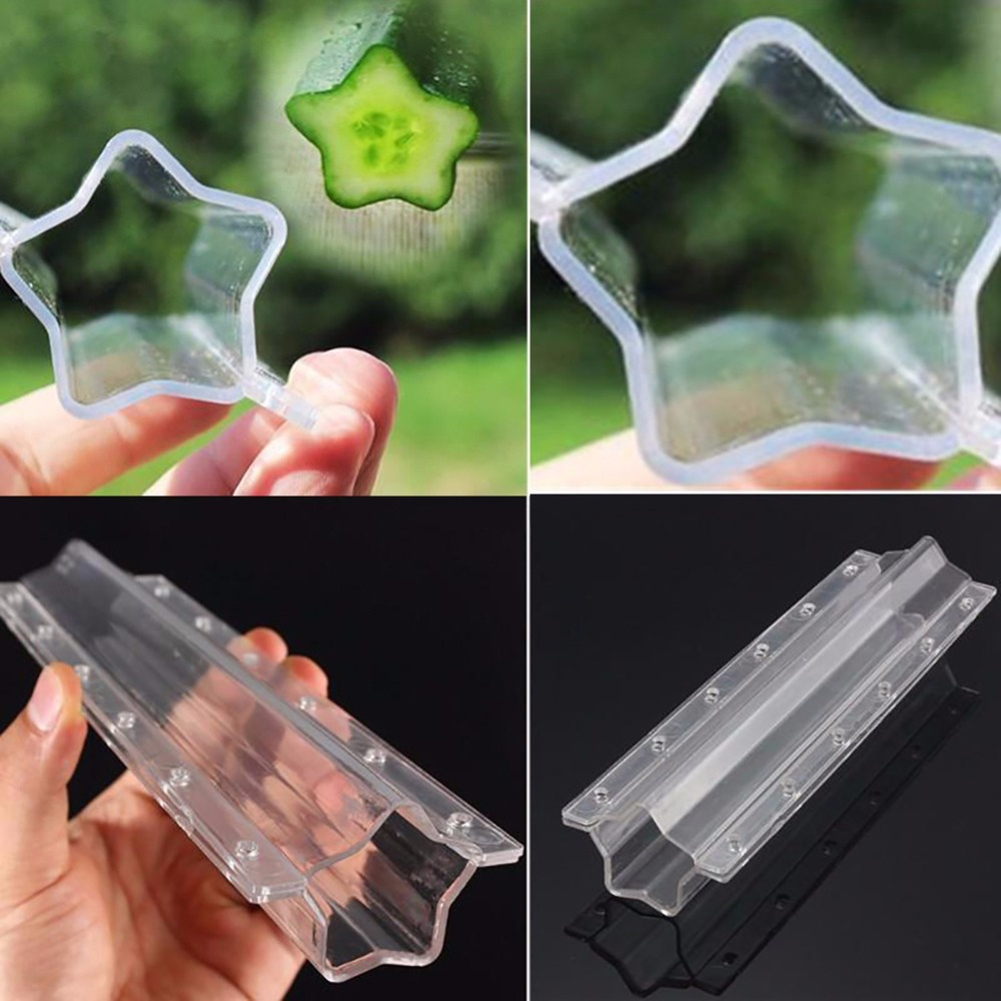 Star-Shaped Vegetable Mold for Cucumbers – Creative Shaping Mold for Fruits and Vegetables in the Garden