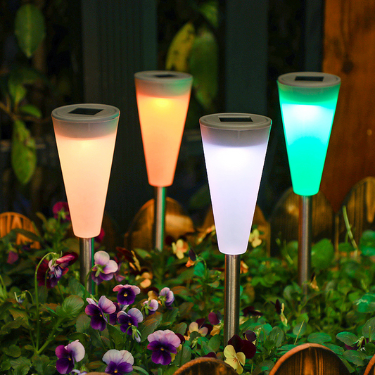 Solar LED Garden Light with Color Change – Decorative Lighting for Garden, Paths, and Flower Beds