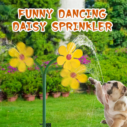 Dancing Daisy Garden Sprinkler – Fun Sprinkler for Lawn and Pets