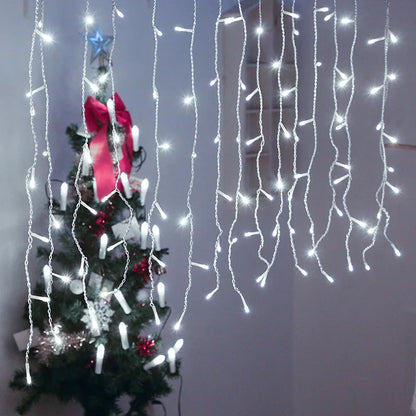 Atmospheric Icicle String Lights with Color Change and Remote Control