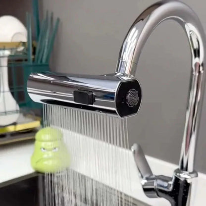 360° Rotatable Faucet Attachment – Flexible Spray Head for Easy Water Flow and Better Cleaning