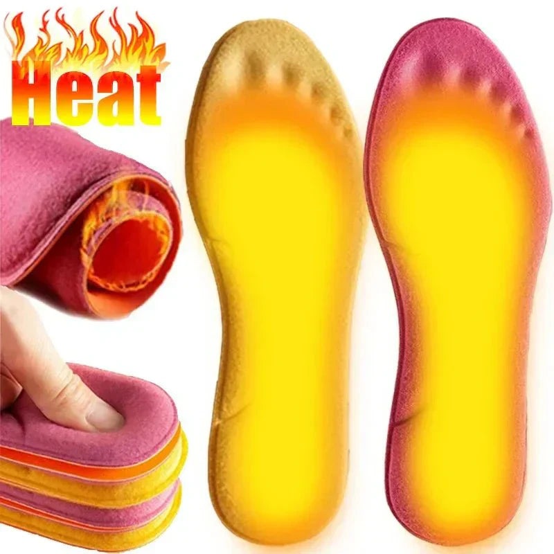 Self-Heating Insulating Insoles