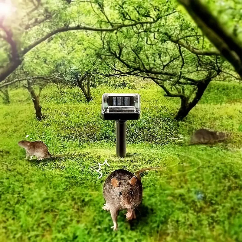 Solar-Powered Ultrasonic Snake and Pest Repeller – Effective Device for the Garden