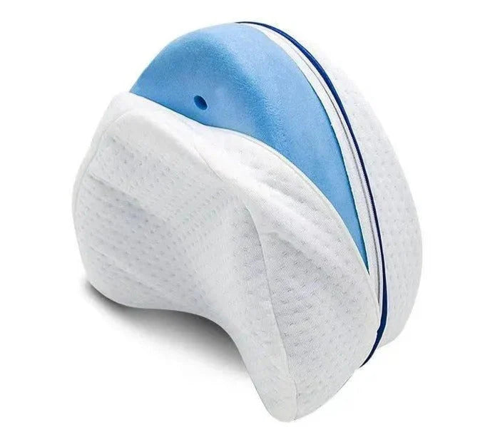 Ergonomic Knee Pillow for Side Sleepers – Orthopedic Leg Pillow with Memory Foam