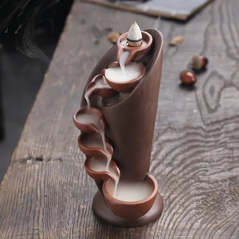 Backflow Incense Waterfall – Soothing Incense Burner for Relaxation and Aromatherapy