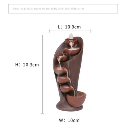 Backflow Incense Waterfall – Soothing Incense Burner for Relaxation and Aromatherapy