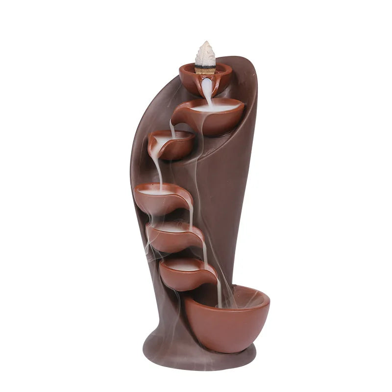 Backflow Incense Waterfall – Soothing Incense Burner for Relaxation and Aromatherapy