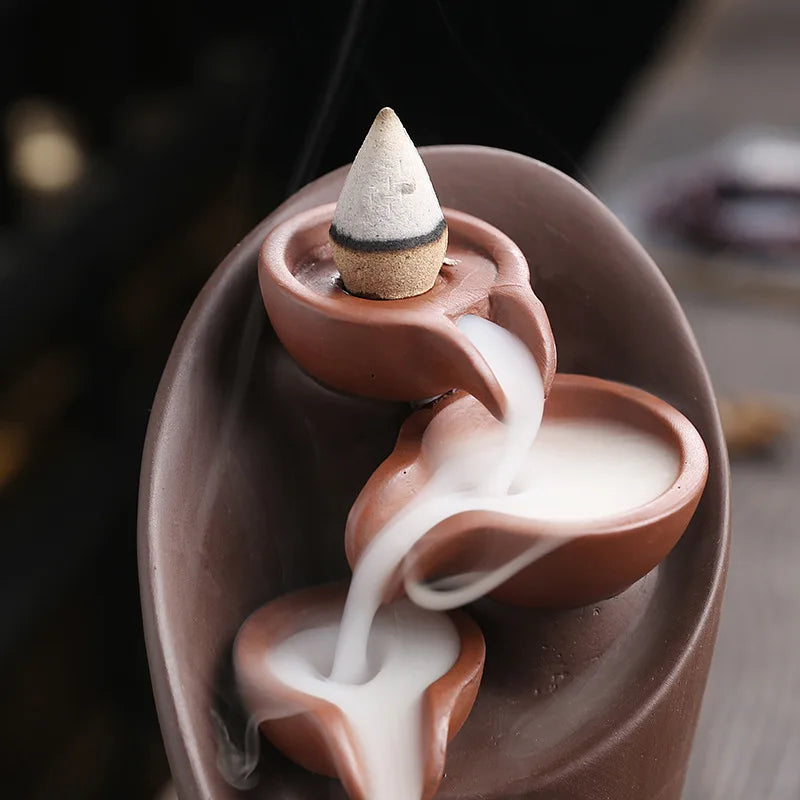 Backflow Incense Waterfall – Soothing Incense Burner for Relaxation and Aromatherapy