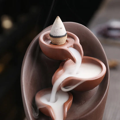 Backflow Incense Waterfall – Soothing Incense Burner for Relaxation and Aromatherapy