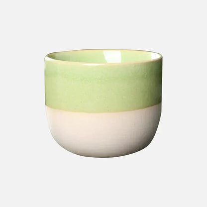 Handmade Ceramic Mug – Colorful Teacups with Natural Glaze Finish