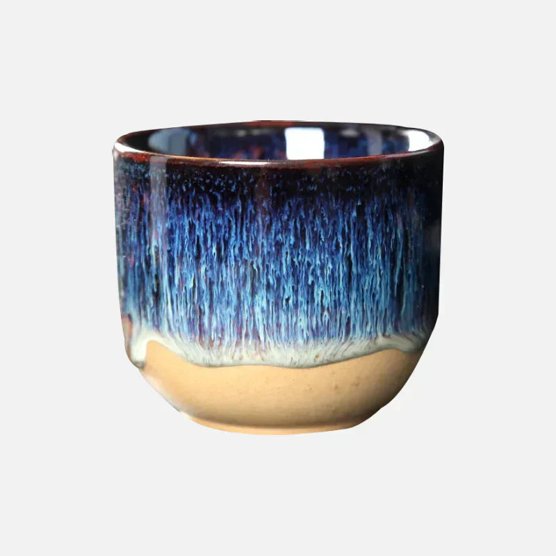 Handmade Ceramic Mug – Colorful Teacups with Natural Glaze Finish