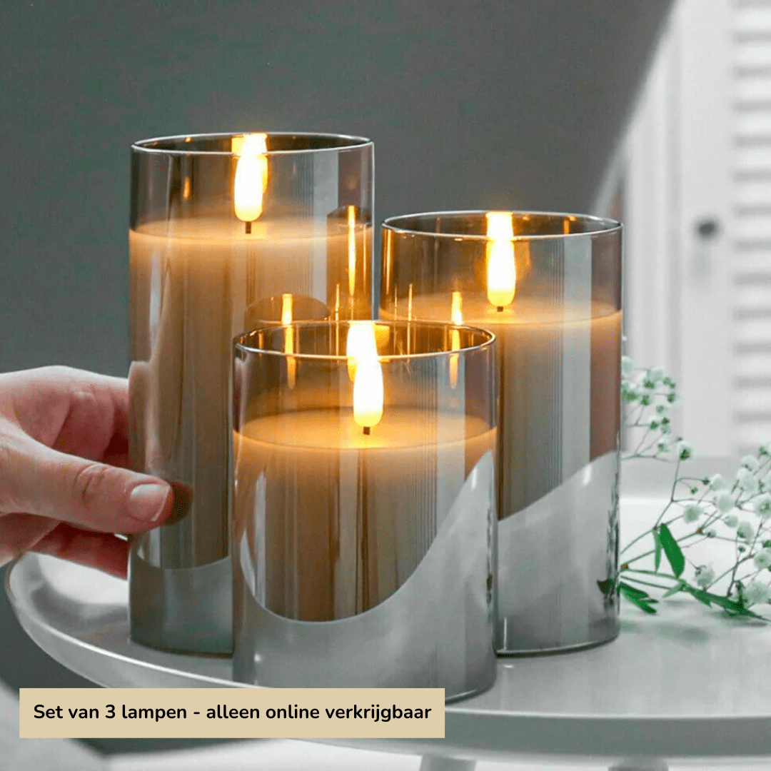 Real candle look – flickering LED candles for a cozy atmosphere, safe and long-lasting