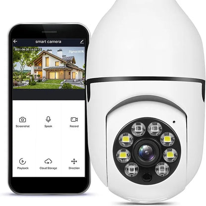 1080p Security Camera with Remote Access and Integrated Light