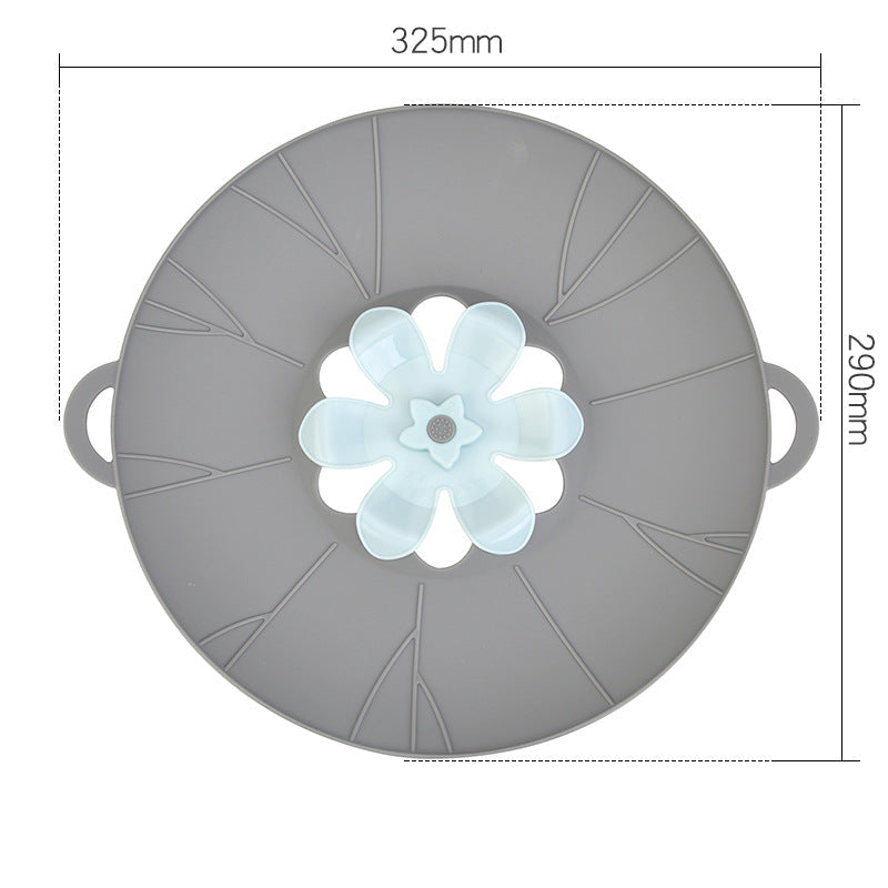 Heat-Resistant Silicone Splash Guard for Cooking Pots