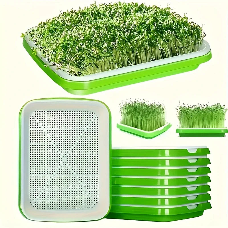 Double-Layer Seed Germination Trays with Lid – Efficient Seed Starting Tray for Optimal Seed Germination