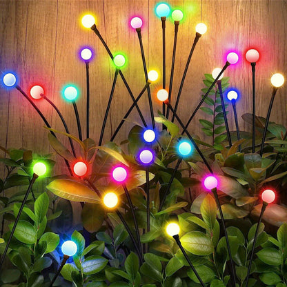Solar Garden Lights with Flexible LED Balls – Waterproof Decorative Lights for Flower Beds and Paths in Outdoor Areas