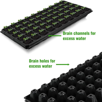 Rectangular Seedling Tray – Plant Tray for Efficient Germination and Growth of Seedlings
