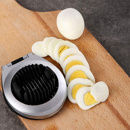 Stainless Steel Egg Slicer – Multifunctional 3-in-1 Slicing Tool for Perfect Eggs