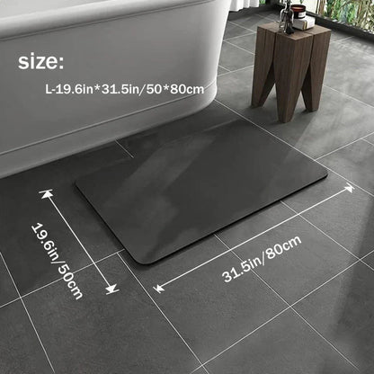 Quick-Drying Bath Mat Made of Diatomite