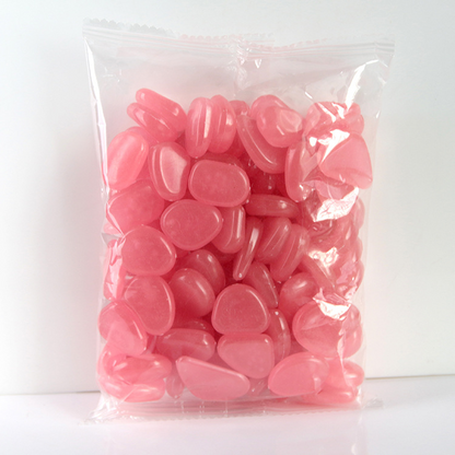 Glow-in-the-Dark Garden Stones – Phosphorescent Pebbles for Decoration in Various Colors