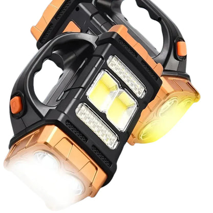 USB Rechargeable Emergency Flashlight with Portable Handle